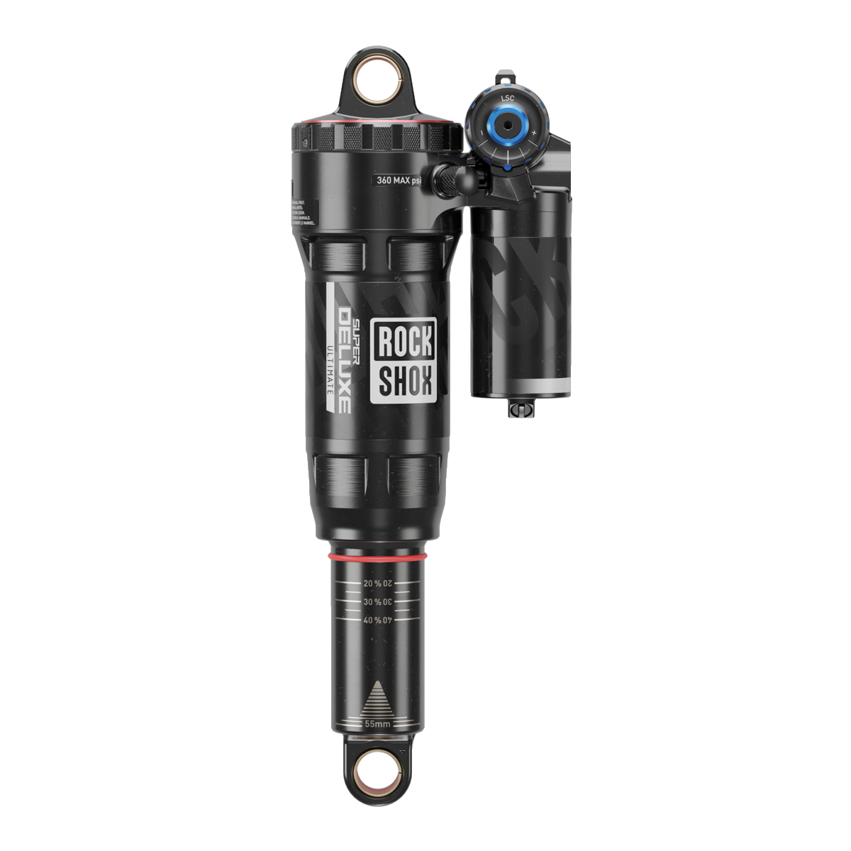 Amortisseur ROCKSHOX SUPER DELUXE ULTIMATE RC2T HBO DEBONAIR+ Linear C2