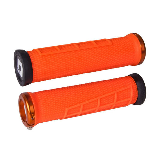 ODI ELITE FLOW Lock-On handvatten 130 mm Oranje