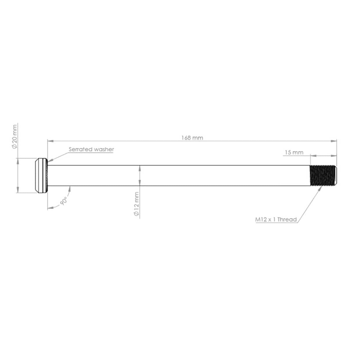 Axe de Roue Arrière BURGTEC 168,5 mm pour Cadres Santa Cruz Rose