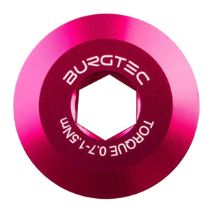 Voorspanningsschroef BURGTEC voor Shimano HOLLOWTECH 2 Trapas Roze