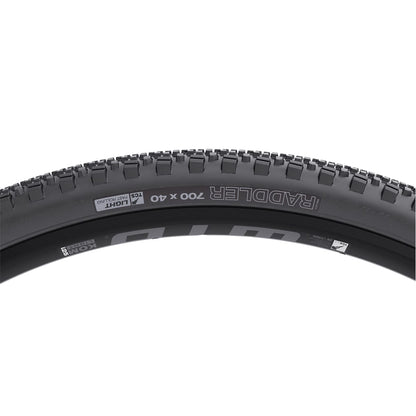 Band WTB RADDLER TCS LIGHT FAST ROLLING DUAL DNA SG2 700x40c Tubeless Ready Versterkt Zwart