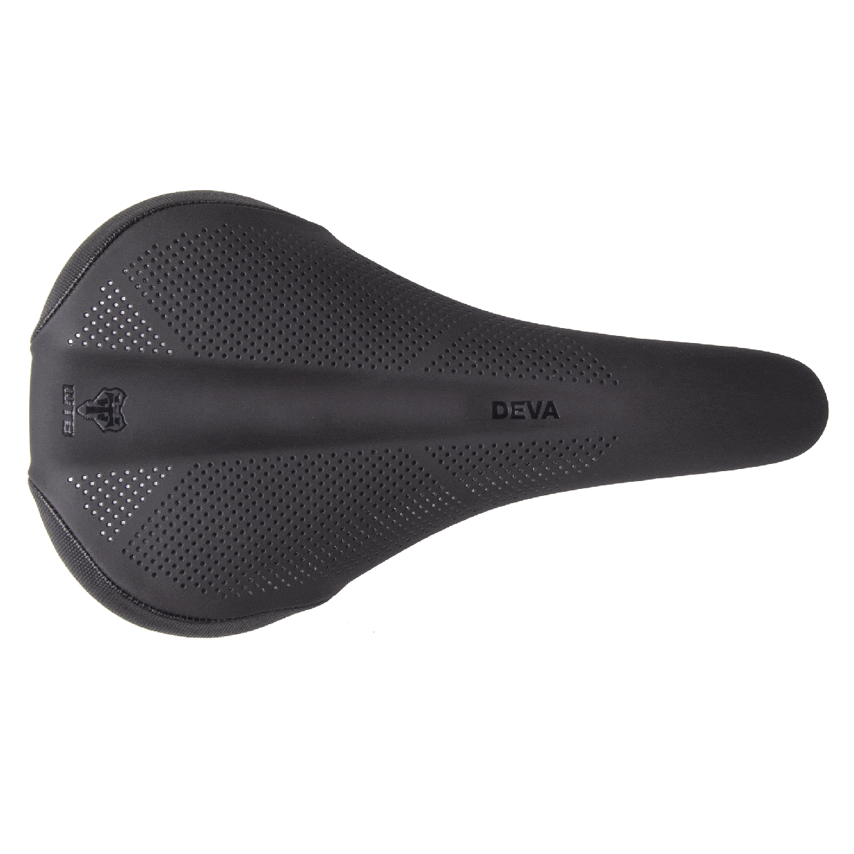 Selle WTB DEVA 145 mm Rails Acier Noir