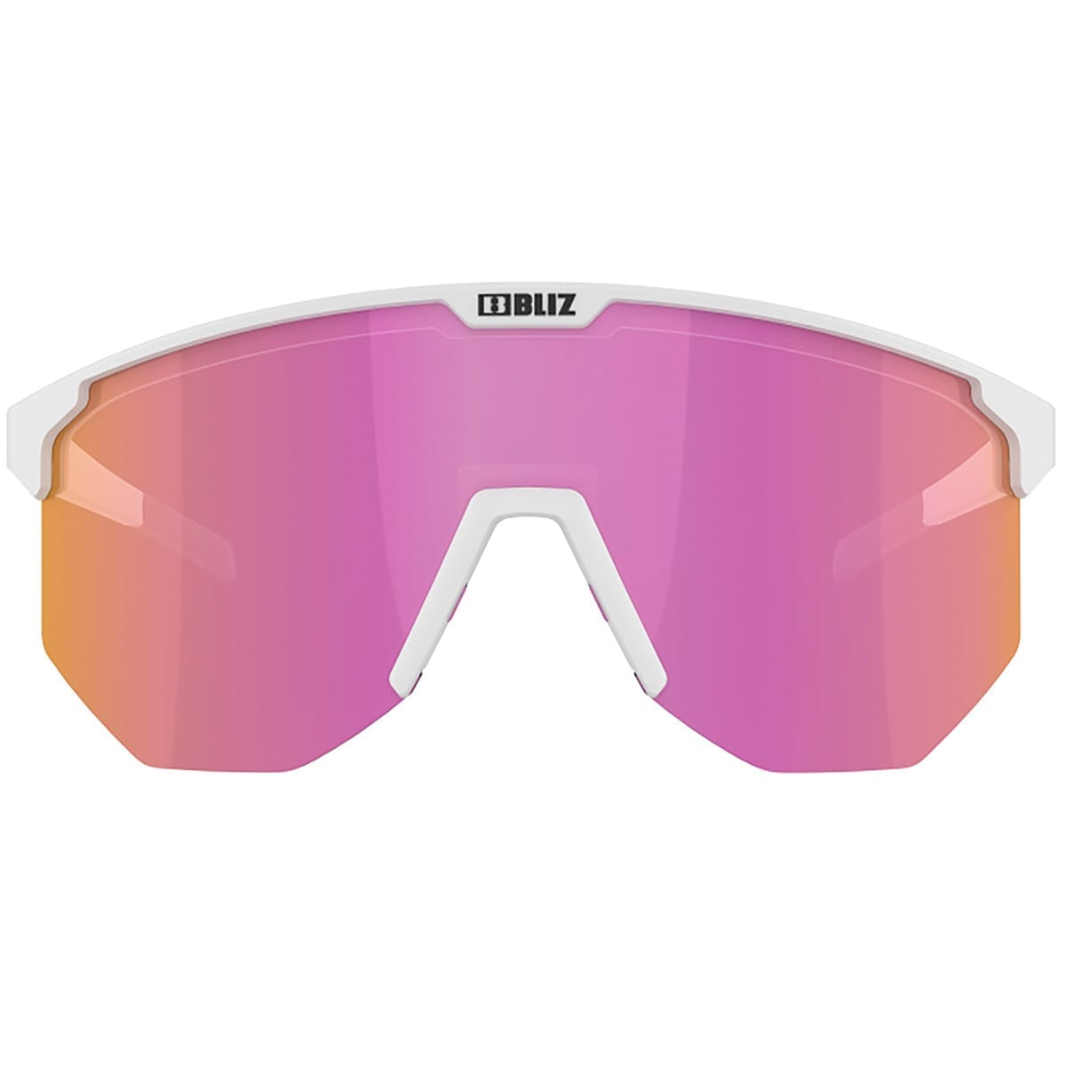 Lunettes BLIZ HERO Blanc Ecran Rose Iridium