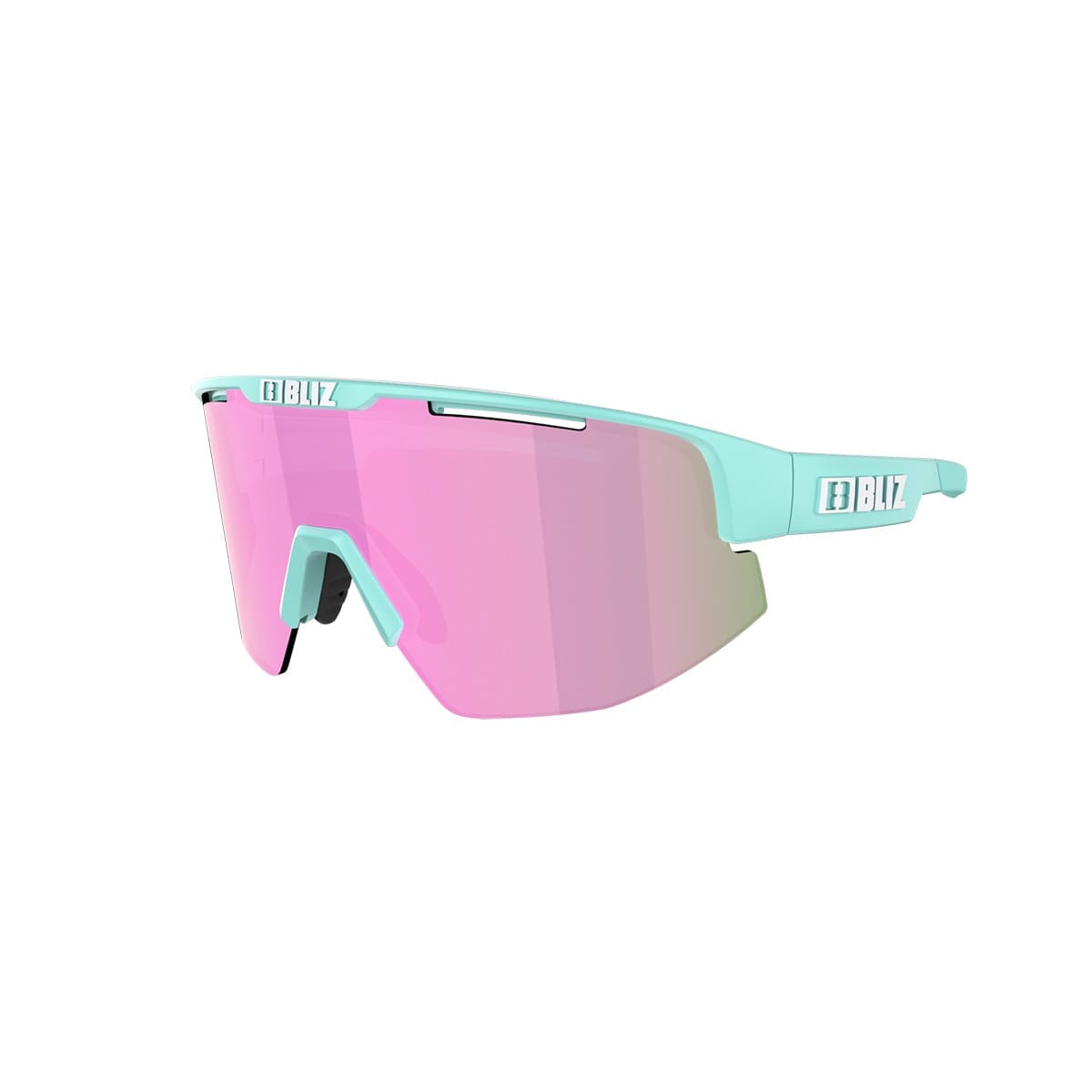 Lunettes BLIZ MATRIX SMALL Vert Ecran Rose Iridium