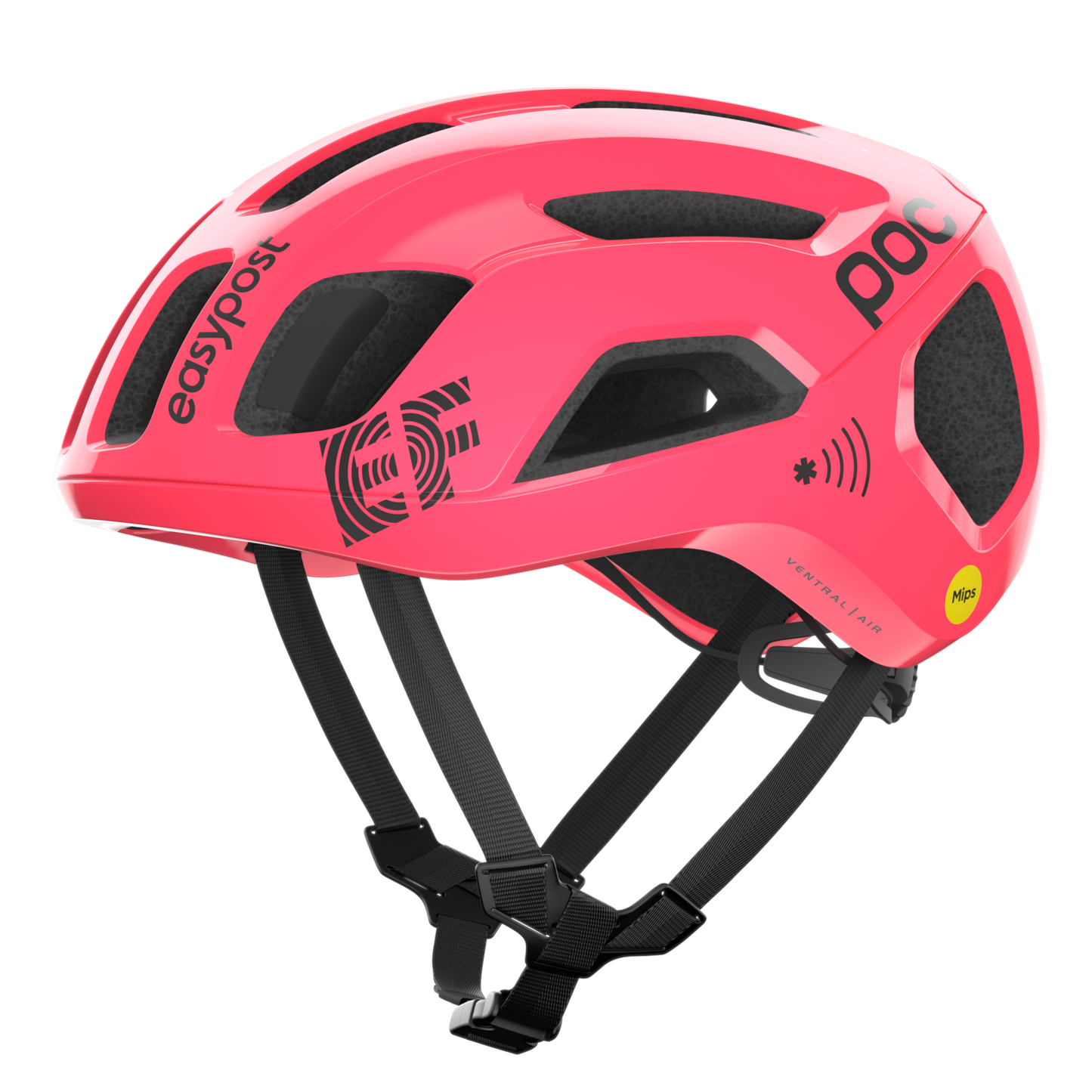 POC VENTRAL AIR MIPS EF Race team LIMITED Road Helm Roze 2024