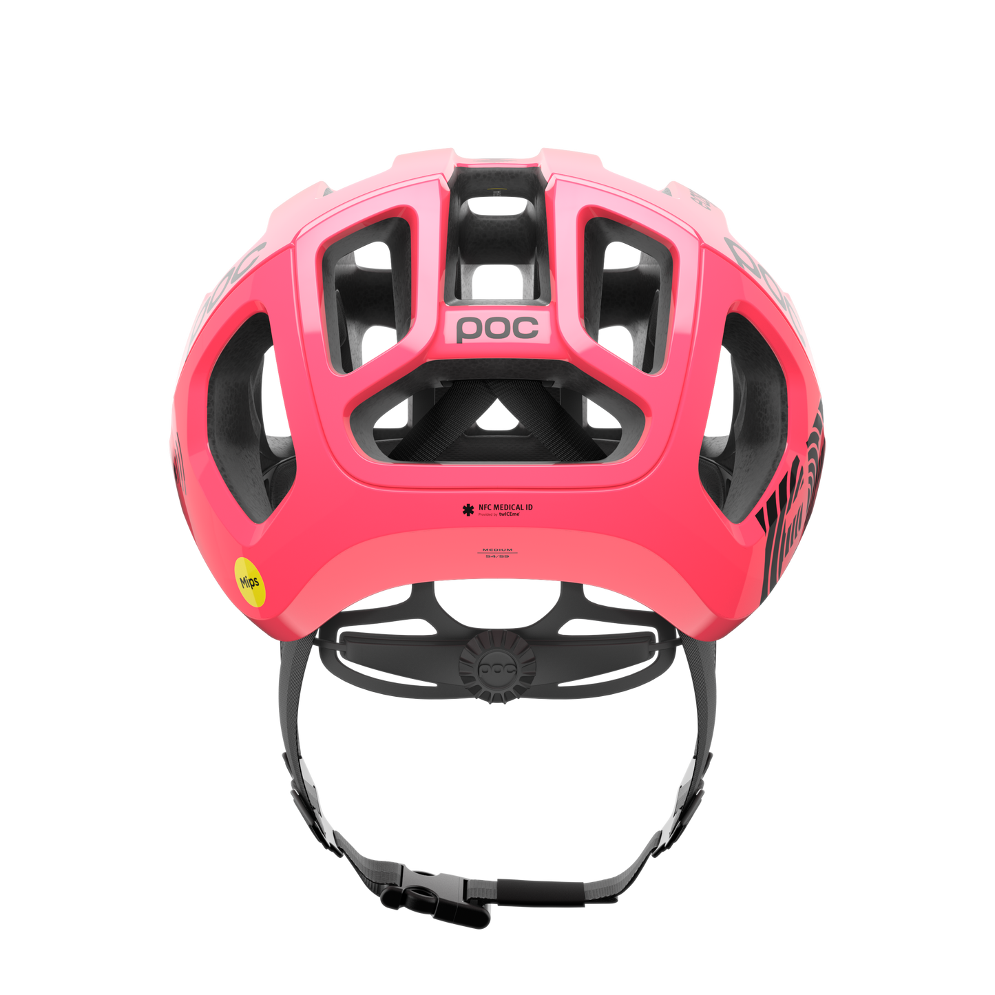 POC VENTRAL AIR MIPS EF Race team LIMITED Road Helm Roze 2024