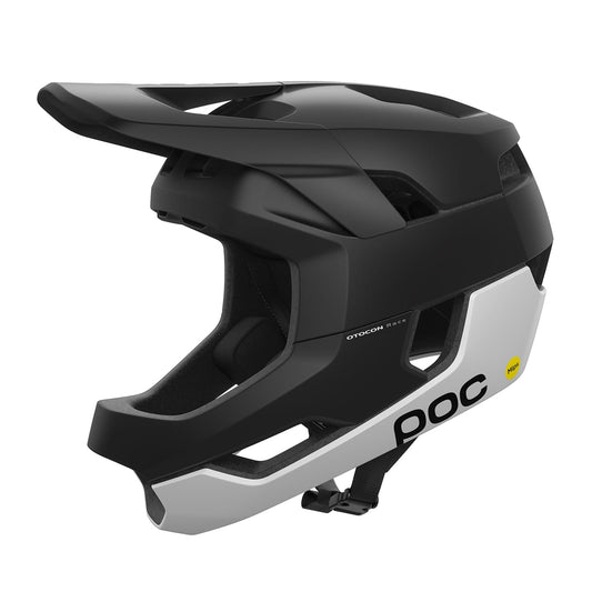 POC OTOCON RACE MIPS MTB Helm Zwart/Wit Mat