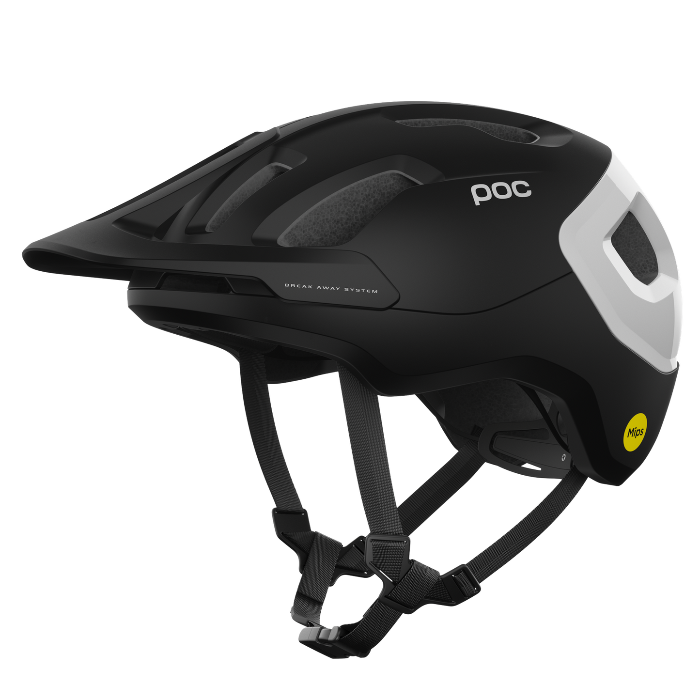 Casque VTT POC AXION RACE MIPS Noir Mat/Blanc