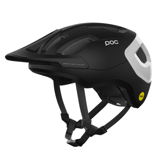 Casque VTT POC AXION RACE MIPS Noir Mat/Blanc