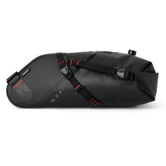 USWE ROLLTOP SADDLE BAG 9 L Zwart