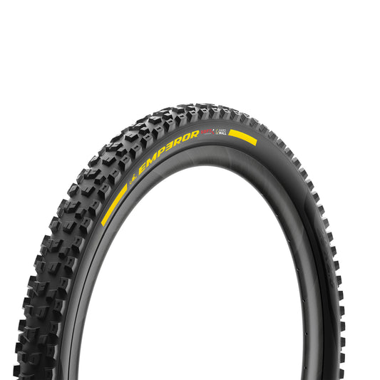 PIRELLI SCORPION EMPEROR buitenband 29x2.40 Soft HardWall Tubeless Ready vouwbaar zwart/geel Team Edition