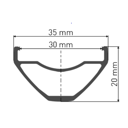 Roue Arrière DT SWISS M 1900 SPLINE 30 mm 27.5" 12x142 mm