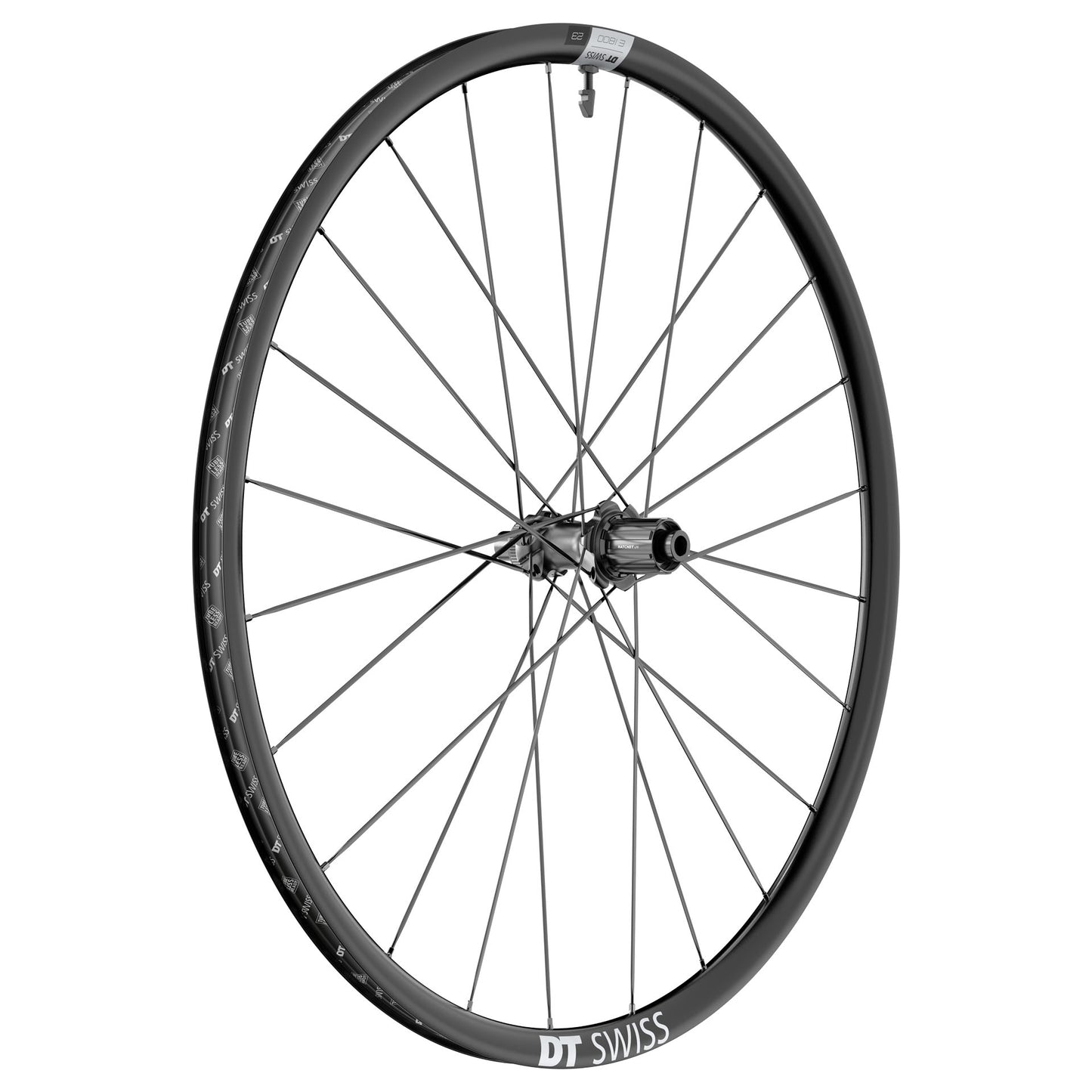 DT SWISS E 1800 SPLINE 23 DISC Tubeless voorbereid achterwiel (Center Lock) 2023