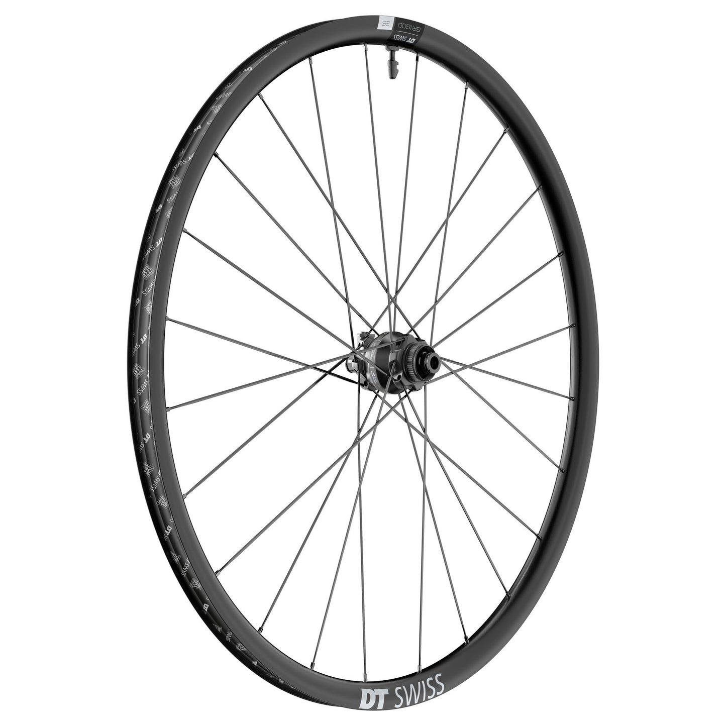 DT SWISS GR 1600 SPLINE 25 DISC Tubeless voorbereid voorwiel (Center Locl) Dynamo