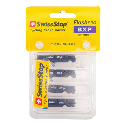 Kit 4 Remblokken SWISS STOP FLASH Blauw Aluminium