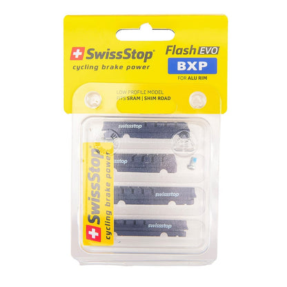 Kit 4 Remblokken SWISS STOP FLASH EVO Blauw Aluminium
