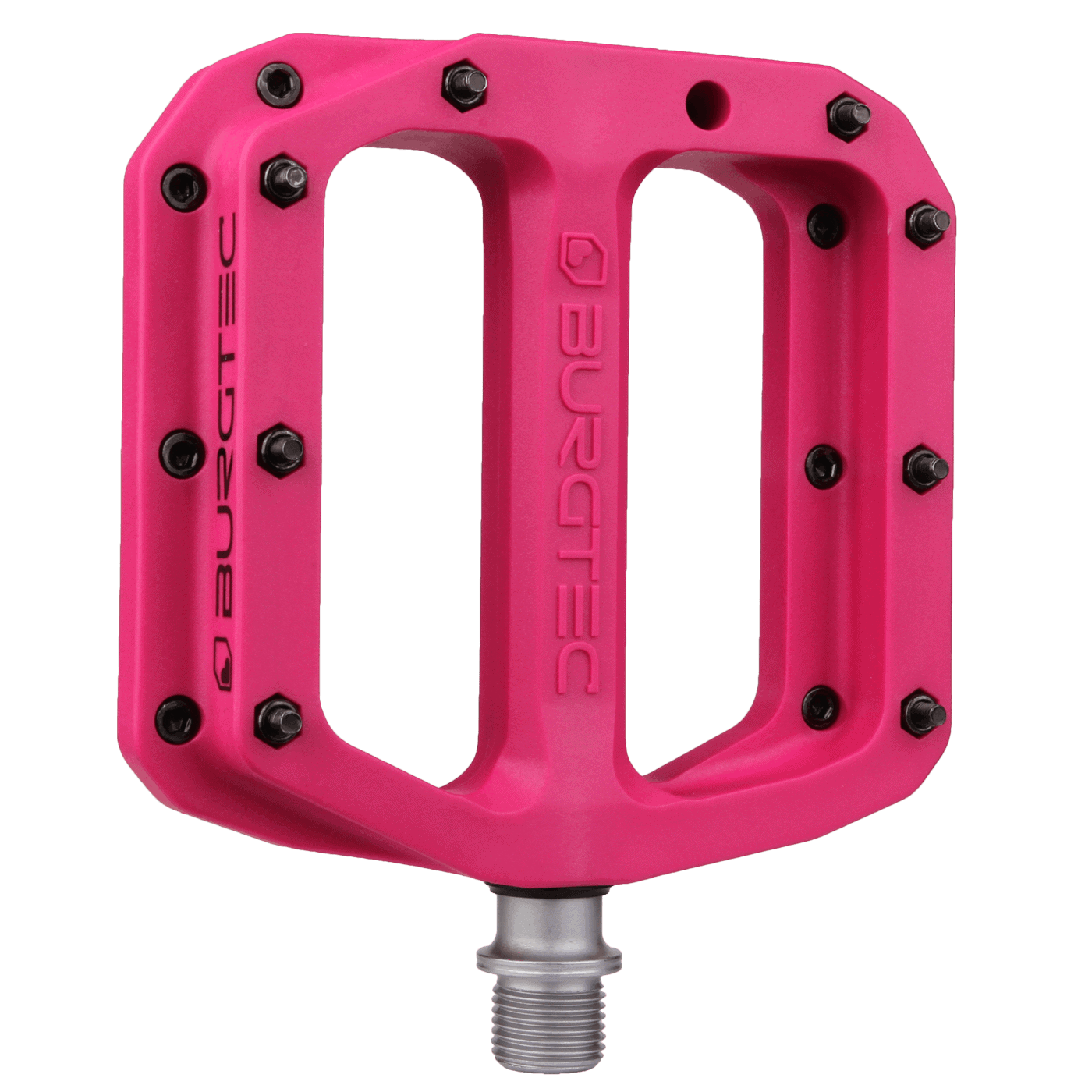 BURGTEC MK4 composiet giftige barbie roze platte pedalen