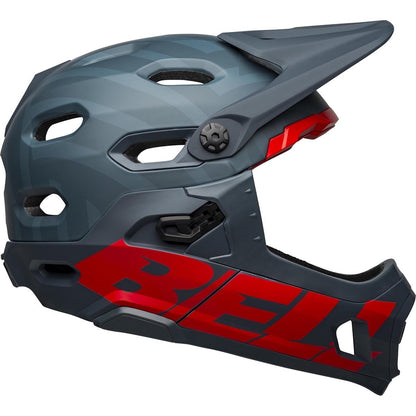 MTB-helm BELL SUPER DH MIPS Blauw/Rood