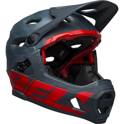 MTB-helm BELL SUPER DH MIPS Blauw/Rood