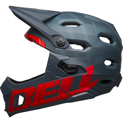 MTB-helm BELL SUPER DH MIPS Blauw/Rood