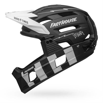 MTB-helm BELL SUPER AIR R MIPS FAST HOUSE Zwart/Wit