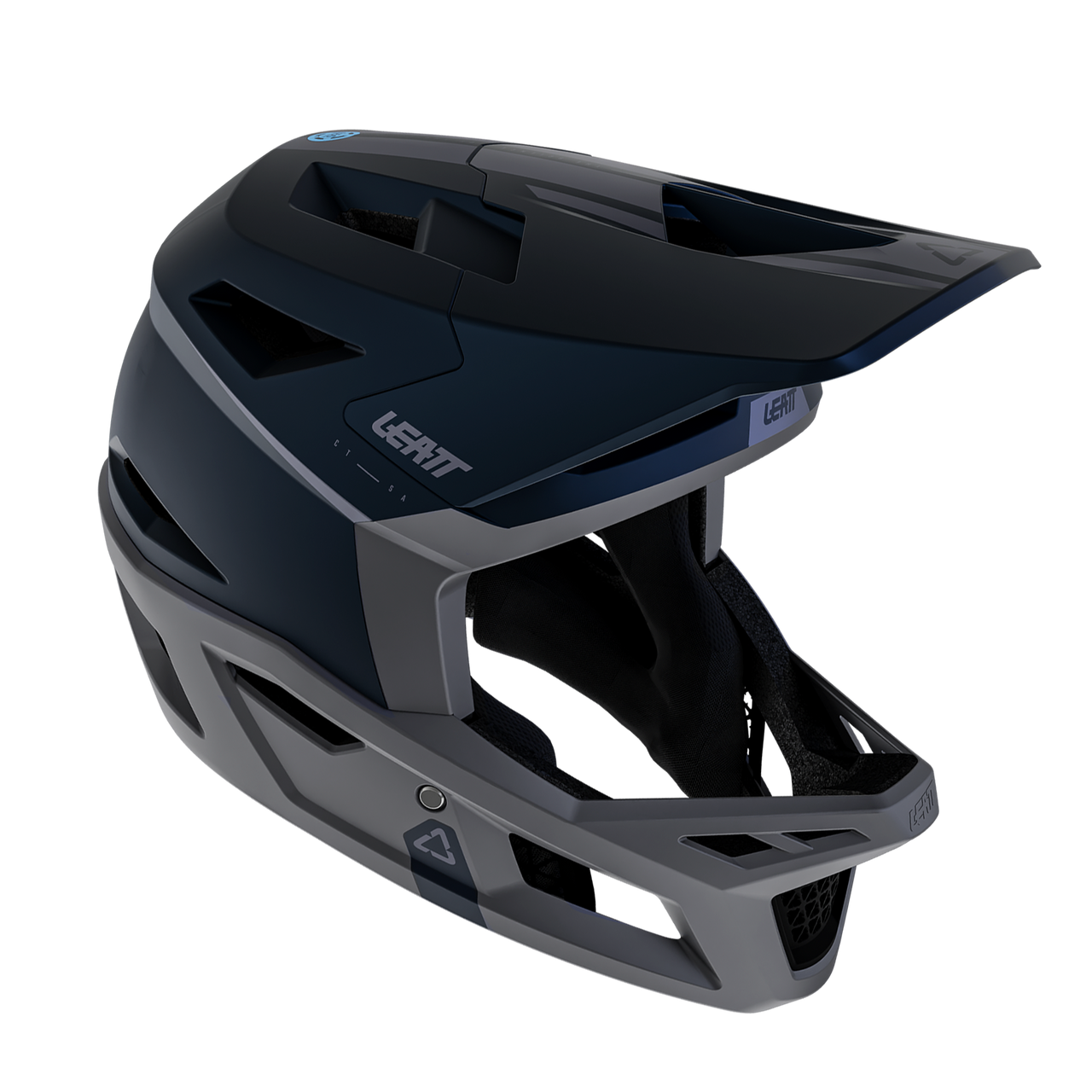 LEATT GRAVITY 4.0 STEALTH MTB Helm Zwart/Grijs