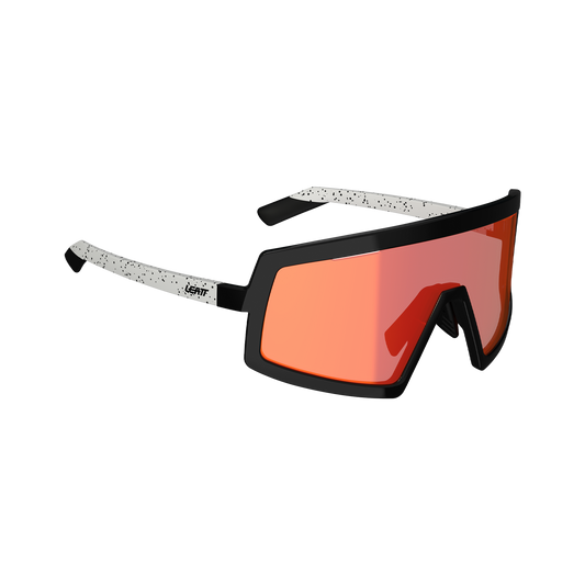 Lunettes LEATT MADVIZ ONE Noir/Blanc Verre Iriz Rouge