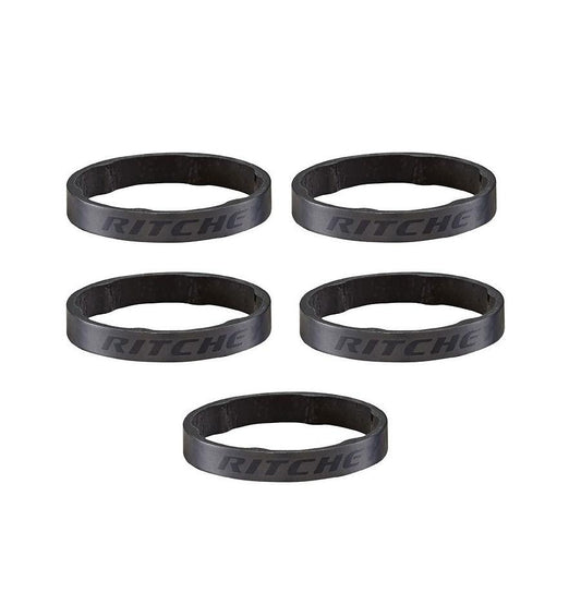 RITCHEY WCS CARBON balhoofdset spacer 1"1/8 Carbon Mat UD 5mm (5 stuks)