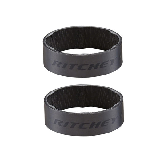 RITCHEY WCS CARBON balhoofdset spacer 1"1/8 Carbon Mat UD 10mm (2 stuks)