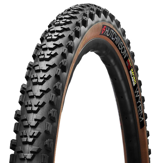 Pneu HUTCHINSON WYRM 29x2.40 Racing Lab Hardskin Race Ripost XC Tubeless Ready Souple Noir/Marron