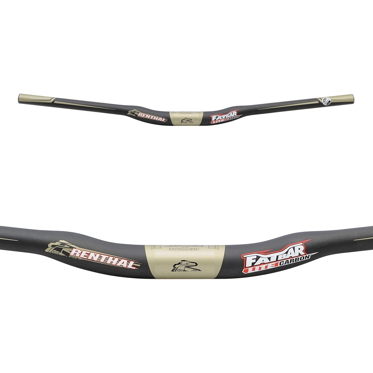 Cintre RENTHAL FATBAR LITE Carbone Rise 20mm 760mm Noir