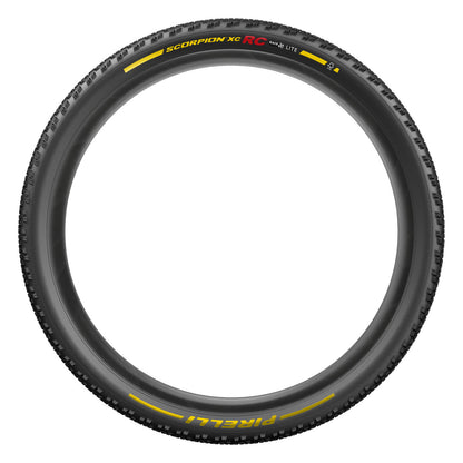 Band PIRELLI SCORPION RACE XC RC Lite 29x2.40 Tubeless Ready Soepel Zwart/Geel Team Edition