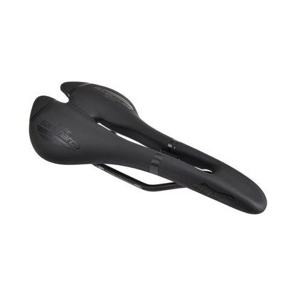 Zadel SELLE SAN MARCO ASPIDE DYNAMIC OPEN FIT WIDE Mangaan rails Zwart