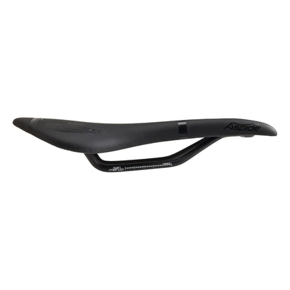Zadel SELLE SAN MARCO ASPIDE DYNAMIC OPEN FIT WIDE Mangaan rails Zwart