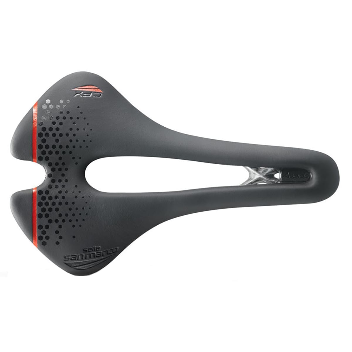 Selle SELLE SAN MARCO ASPIDE SHORT OPEN-FIT CARBON FX NARROW Rails Carbone