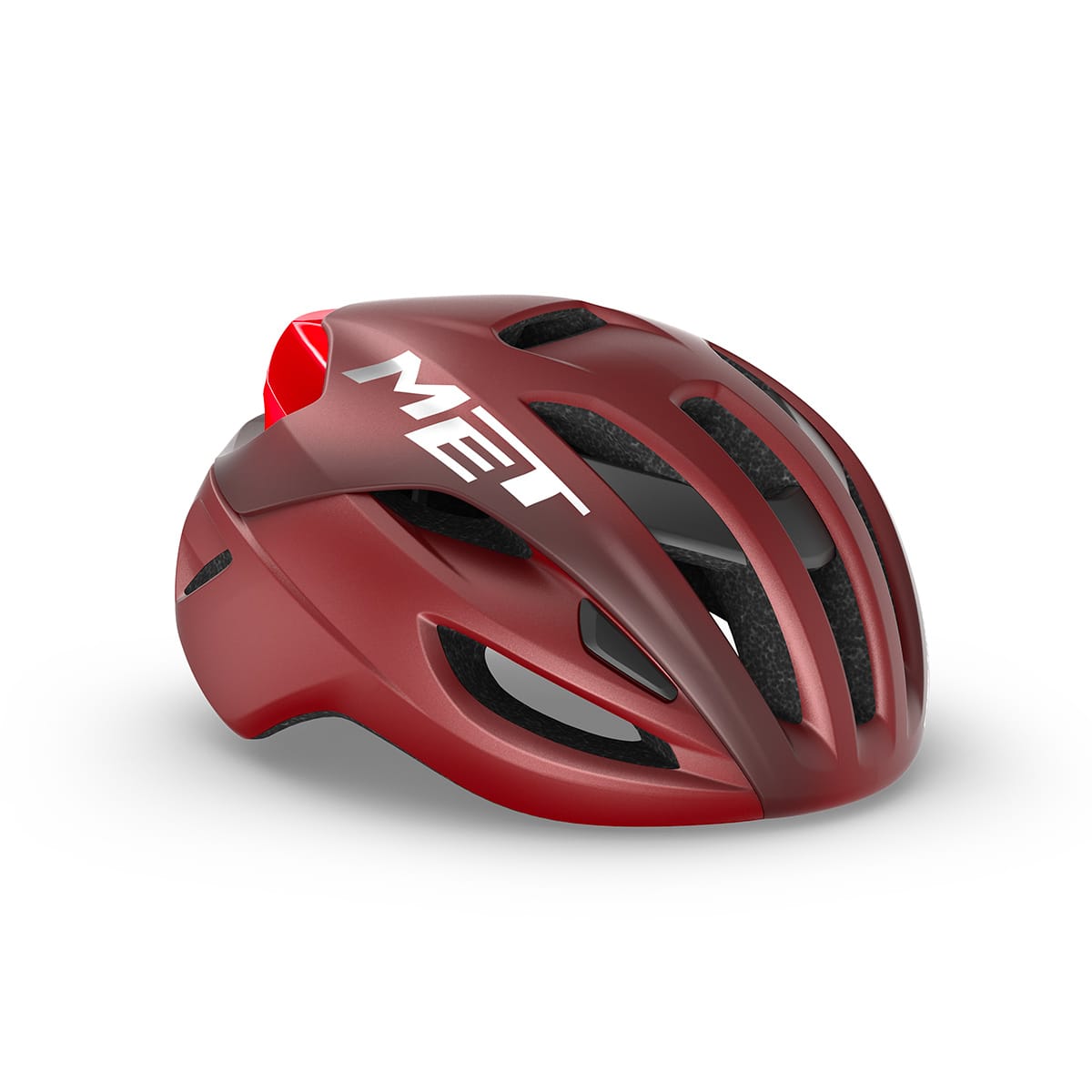 MET RIVALE MIPS Helm Rood Dahlia Mat