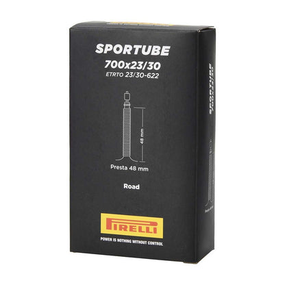 Binnenband PIRELLI BUTYL TUBE 700x23/30c Presta 48mm