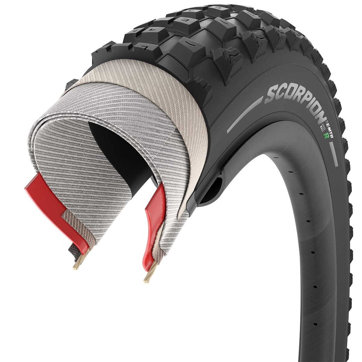 PIRELLI SCORPION E-MTB R 27.5x2.80 HyperWall Tubeless Ready Soft 4130600 band