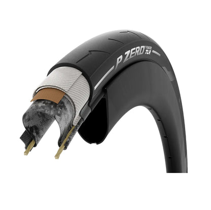 Pneu PIRELLI P ZERO RACE TLR Tubeless Ready Blanc
