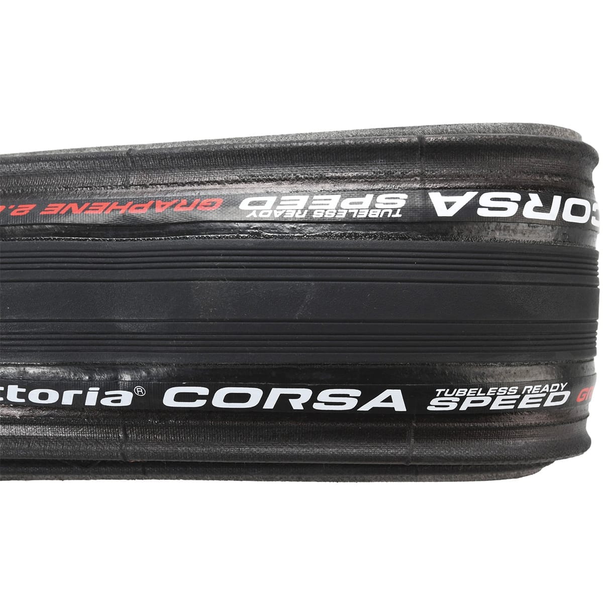 Pneu VITTORIA CORSA SPEED Graphene G2.0 700x25c Tubeless Ready Souple Noir