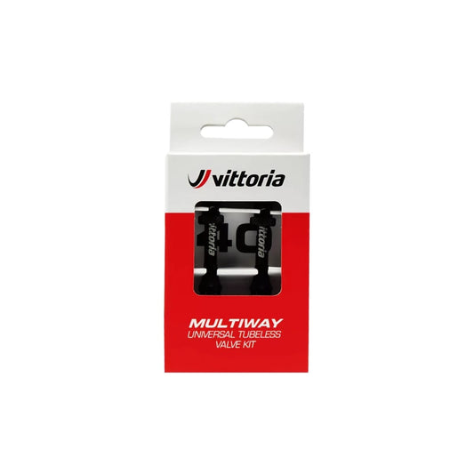 VITTORIA MULTIWAY Tubeless ventielen Zwart Presta (x2)