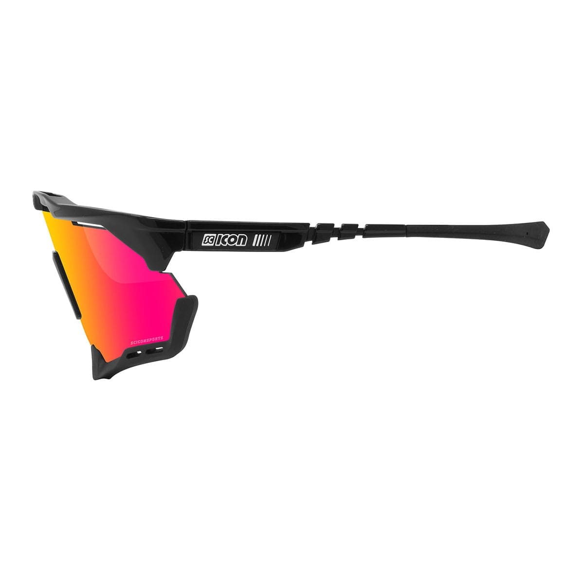 Lunettes SCICON AEROSHADE Noir Iridium Rouge