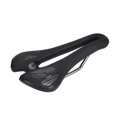 Zadel SELLE SAN MARCO APSIDE SHORT SUPERCOMFORT OPEN-FIT RACING 139mm Mangaan rails