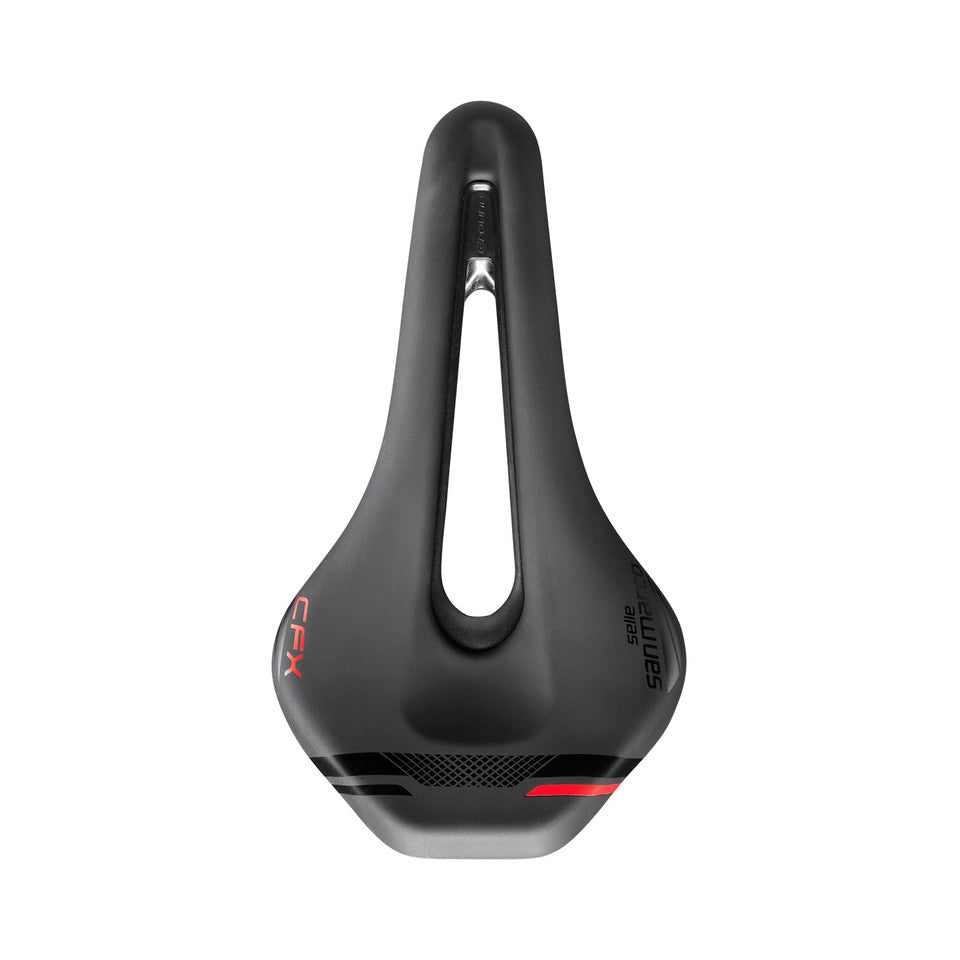 Selle SAN MARCO GROUND SHORT OPEN-FIT CARBON FX 140mm Noir