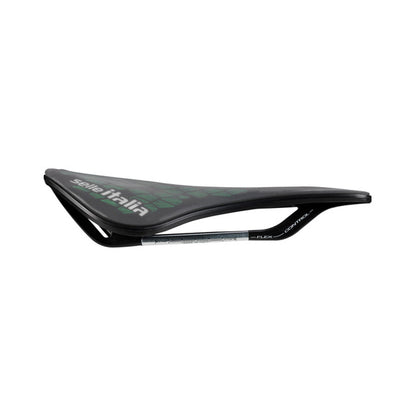 Selle SELLE ITALIA MODEL X GREEN SUPERFLOW LEAF L Rails Fec Vert/Noir