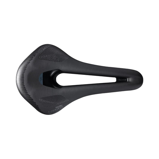 Selle SAN MARCO SHORTFIT 2.0 SUPERCOMFORT OPEN-FIT RACING S3 Largeur 140mm Rails Acier Xsilite