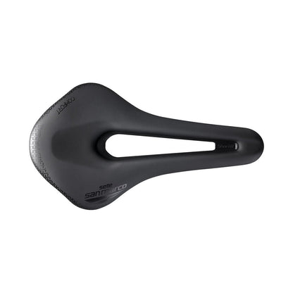 Selle SAN MARCO SHORTFIT 2.0 COMFORT OPEN-FIT DYNAMIC S3 Largeur 140mm Rails Manganese