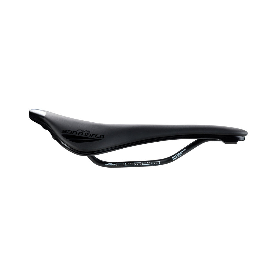 Selle SAN MARCO SHORTFIT 2.0 OPEN-FIT DYNAMIC S3 Largeur 140mm Rails Manganese