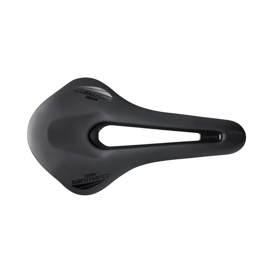 Selle SAN MARCO SHORTFIT 2.0 OPEN-FIT SPORT S3 Largeur 140mm Rails Composite
