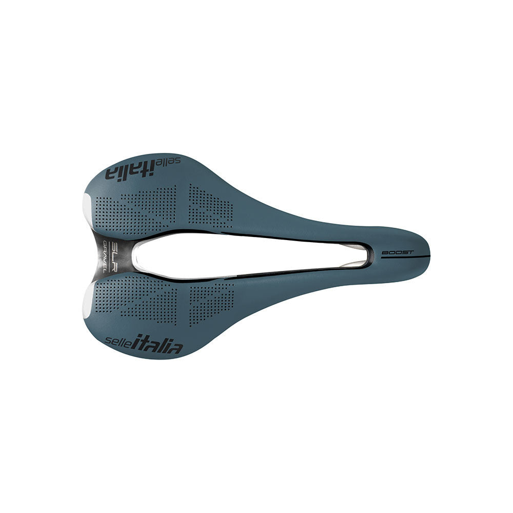 Selle SELLE ITALIA SLR BOOST GRAVEL SUPERFLOW L Rails TI316 Bleu